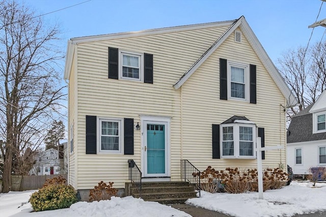 view of front of home