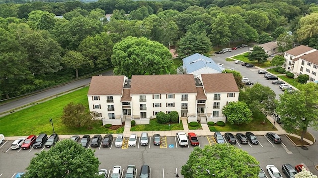 49 Village Brook Ln Unit 2, Natick, MA 01760 - bird's eye view of a heavily wooded area