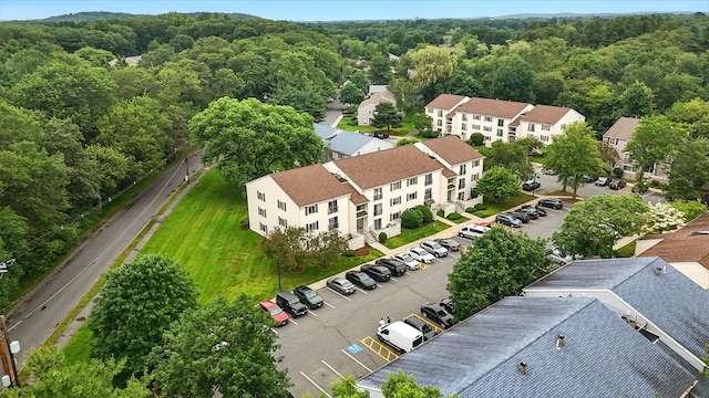 49 Village Brook Ln Unit 2, Natick, MA 01760 - bird's eye view of a heavily wooded area