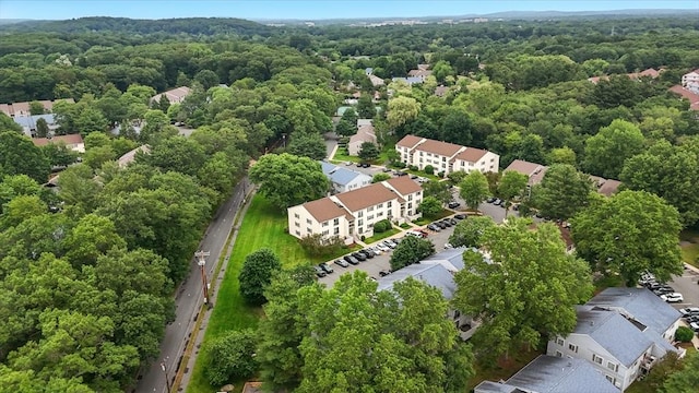 49 Village Brook Ln Unit 2, Natick, MA 01760 - aerial view of a heavily wooded area