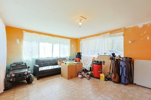 view of storage room