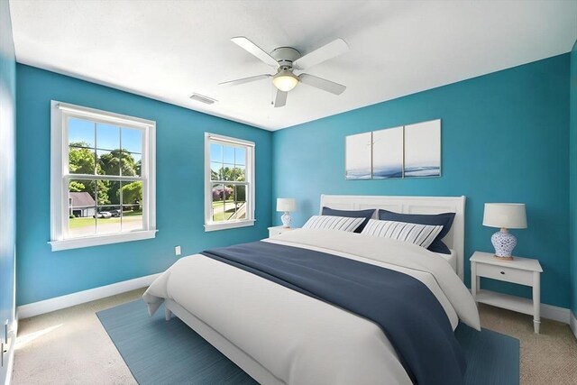 10 Tigger Ln, South Hadley, MA 01075 - carpeted bedroom featuring baseboards and ceiling fan