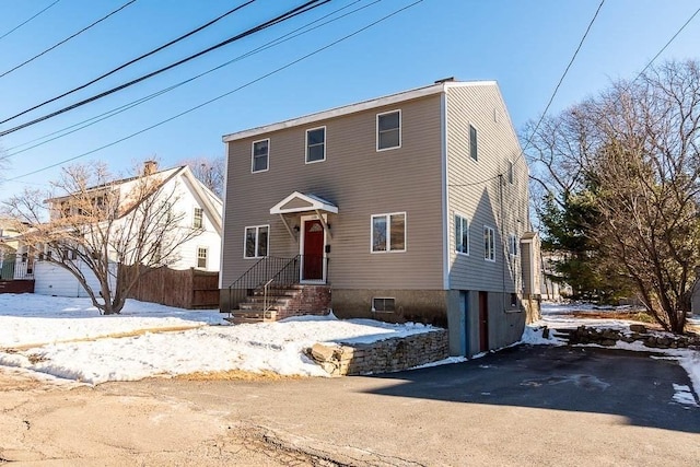 view of front of home