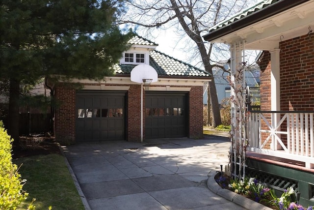 87 Crowninshield Rd, Brookline, MA 02446 - view of detached garage