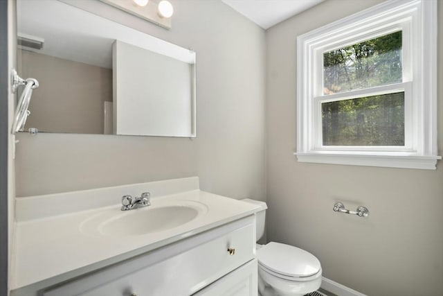 94 Old Right Rd, Ipswich, MA 01938 - half bathroom featuring vanity and toilet
