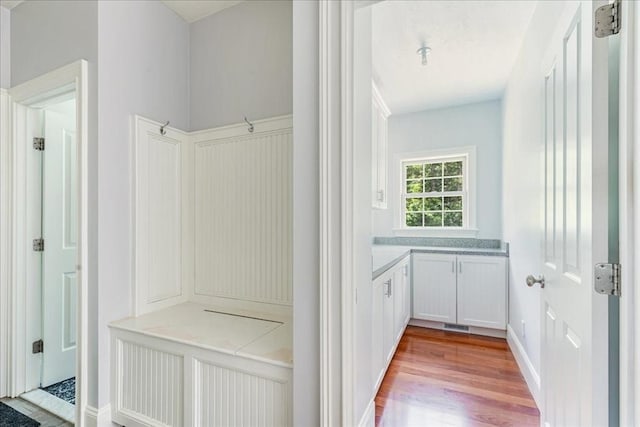 138 Saddleworth Way, Middleboro, MA 02346 - mudroom with light wood-style floors