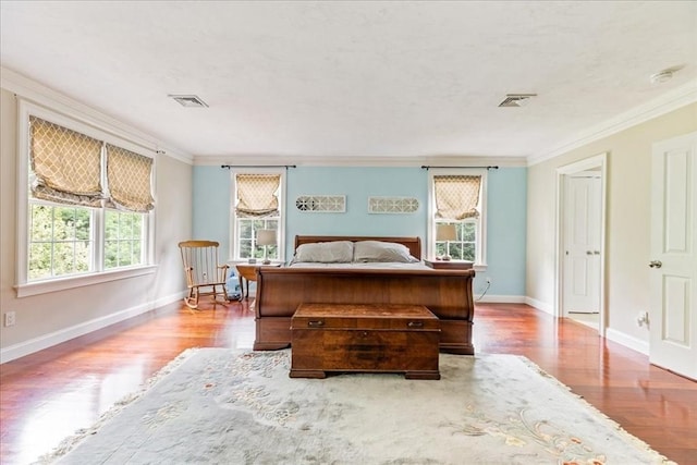 138 Saddleworth Way, Middleboro, MA 02346 - bedroom featuring wood finished floors, ornamental molding, and baseboards