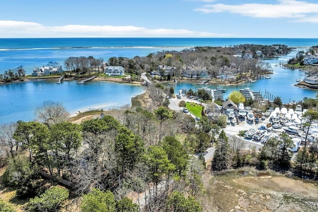 141 Daniels Island Rd, Mashpee, MA 02649 - aerial view of property's location with a large body of water