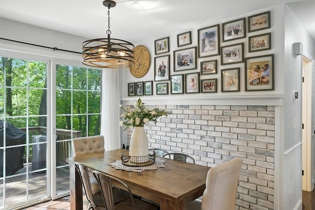 22 Dean St, Hudson, MA 01749 - dining area with a chandelier