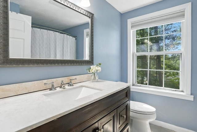 22 Dean St, Hudson, MA 01749 - bathroom with vanity and healthy amount of natural light