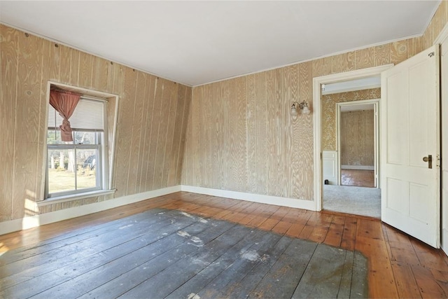 33 Burbank St, Millbury, MA 01527 - empty room featuring hardwood / wood-style floors and baseboards