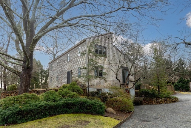 view of side of property
