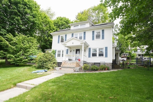 1013 Pleasant St, Worcester, MA 01602 - american foursquare style home with a porch
