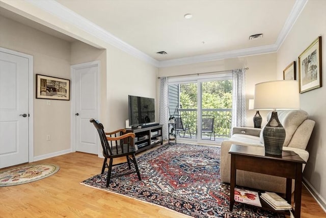 90 Trotter Rd Unit 309, Weymouth, MA 02190 - living area with wood finished floors and ornamental molding
