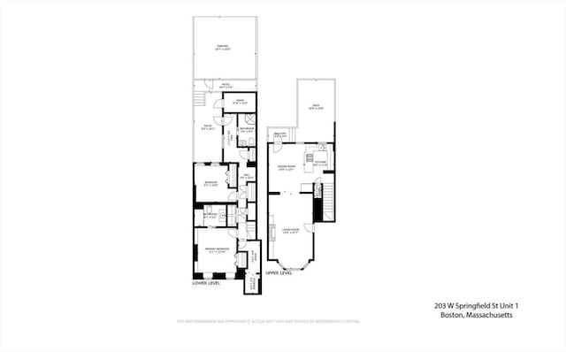 203 W Springfield St Unit 1, Boston, MA 02118 - home floor plan