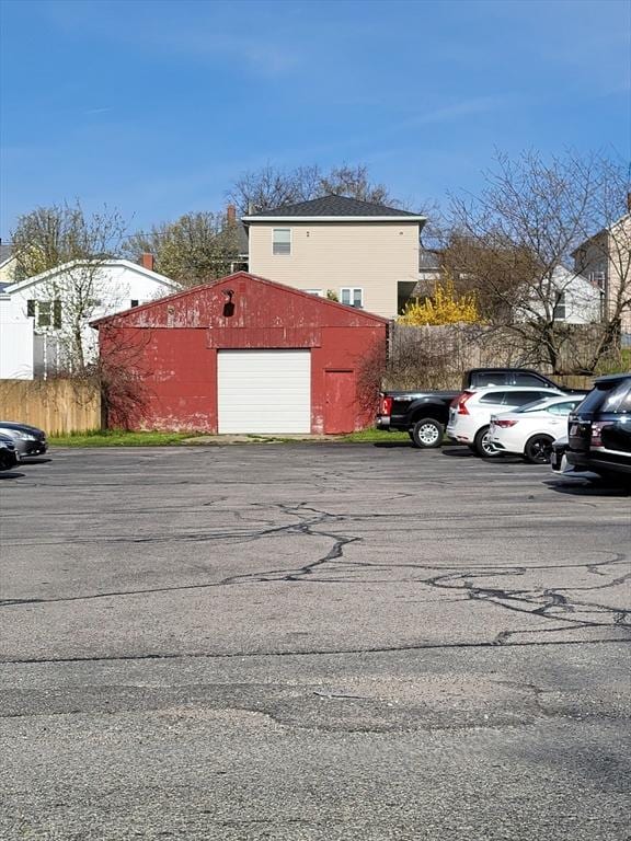 view of uncovered parking lot