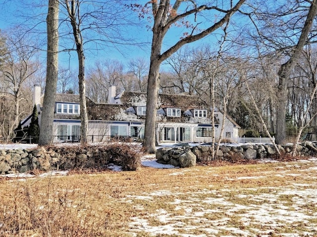 view of rear view of house