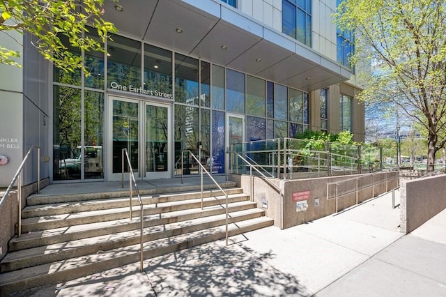 view of exterior entry