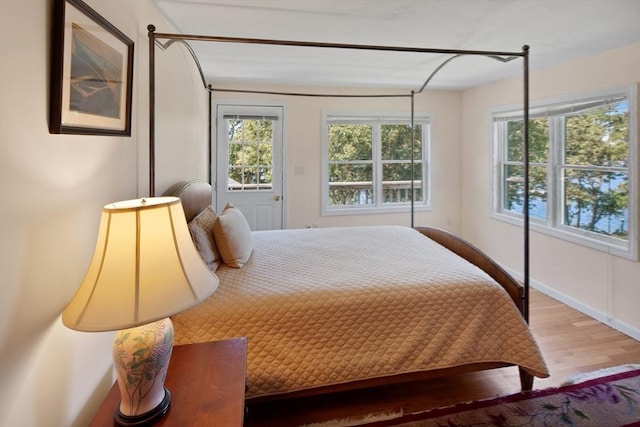 267 Barnes Rd, Oak Bluffs, MA 02557 - bedroom with baseboards and wood finished floors
