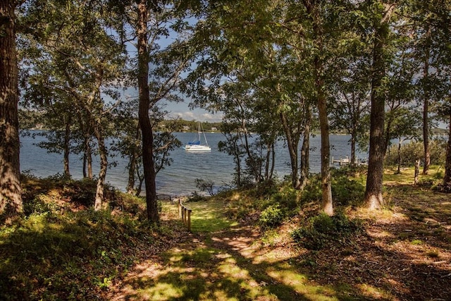 267 Barnes Rd, Oak Bluffs, MA 02557 - water view featuring a boat dock
