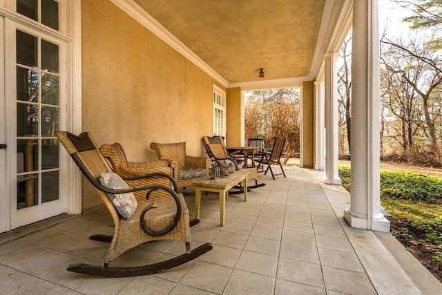 view of patio / terrace featuring outdoor dining space