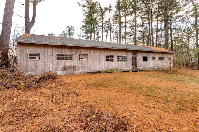 view of back of property