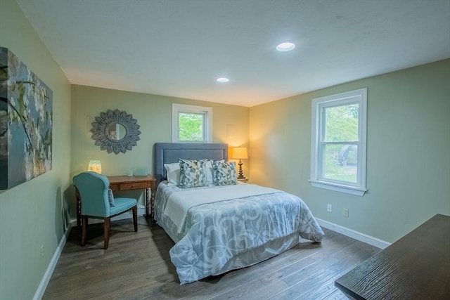 2 Fay Ct, Southborough, MA 01772 - bedroom featuring baseboards, wood finished floors, multiple windows, and recessed lighting