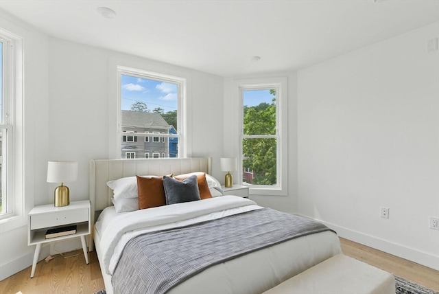 43-45 Wellington St Unit 2, Waltham, MA 02451 - bedroom featuring light wood finished floors
