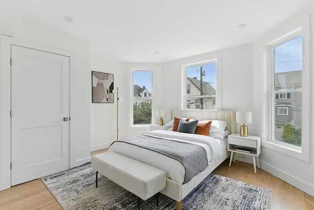 43-45 Wellington St Unit 2, Waltham, MA 02451 - bedroom with light wood-style floors