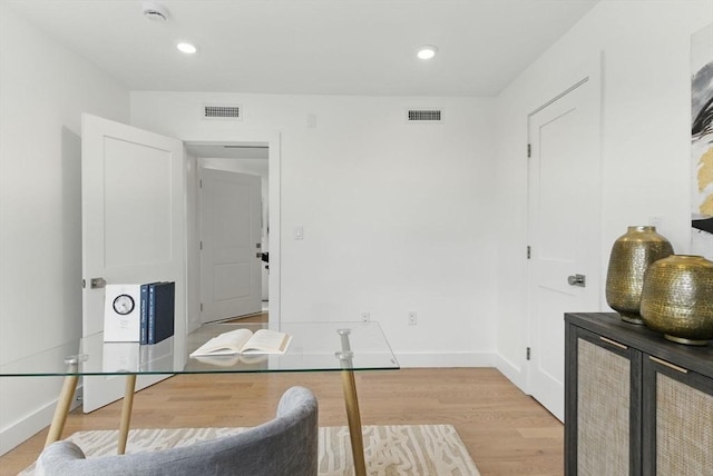 43-45 Wellington St Unit 2, Waltham, MA 02451 - office with light wood-style floors and recessed lighting