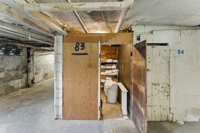 42 Newman Rd Unit 3, Malden, MA 02148 - unfinished below grade area with gas meter
