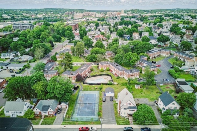 42 Newman Rd Unit 3, Malden, MA 02148 - aerial view of property and surrounding area with nearby suburban area