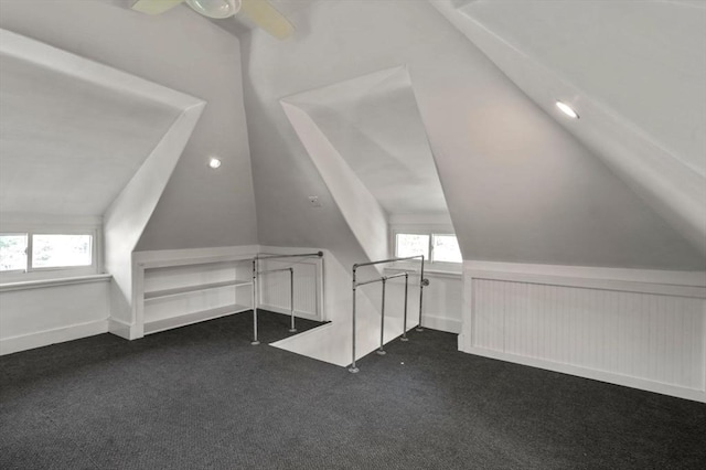 409-411 Atlantic Ave Unit 409, Marblehead, MA 01945 - bonus room featuring vaulted ceiling, healthy amount of natural light, and dark colored carpet