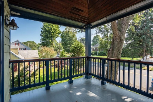 409-411 Atlantic Ave Unit 409, Marblehead, MA 01945 - view of wooden deck