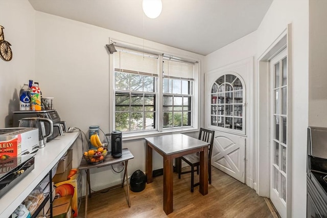 50 Follen St Unit 306, Cambridge, MA 02138 - dining space with wood finished floors