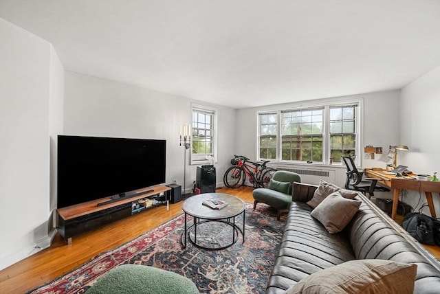 50 Follen St Unit 306, Cambridge, MA 02138 - living area with wood finished floors and an office area