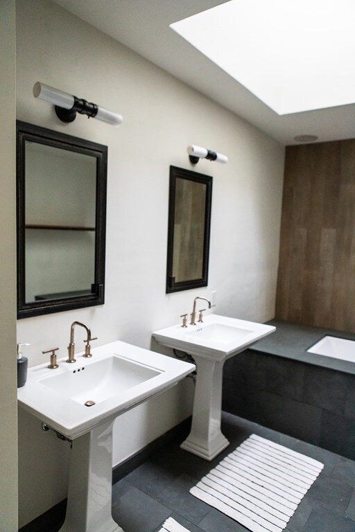 261-263 Main St, Northampton, MA 01060 - bathroom with tile flooring and dual sinks