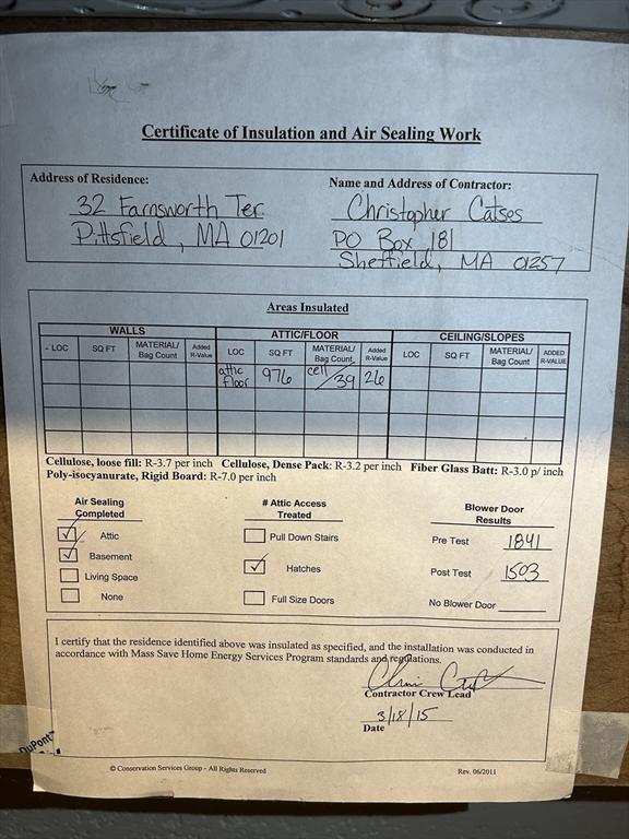 32 Farnsworth Ter, Pittsfield, MA 01201 - view of a document