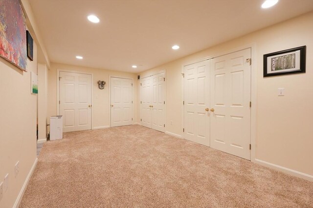 2 David Henry Gardner Ln, Southborough, MA 01772 - unfurnished bedroom featuring recessed lighting, carpet flooring, multiple closets, and baseboards