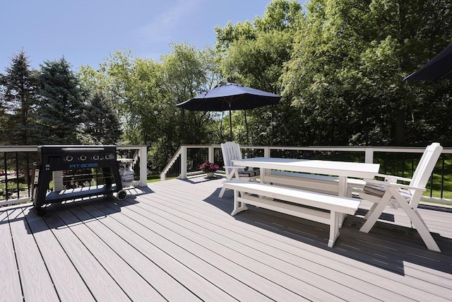 2 David Henry Gardner Ln, Southborough, MA 01772 - wooden terrace with view of wooded area
