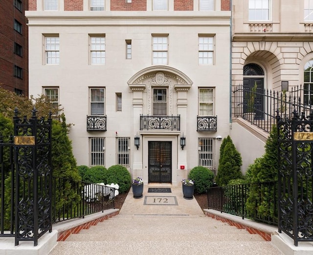 172 Beacon St Unit 4, Boston, MA 02116 - view of exterior entry featuring stone siding