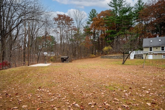 view of yard