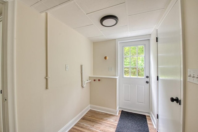 143 Ryan Rd, Stoughton, MA 02072 - entryway featuring light wood-style floors and baseboards