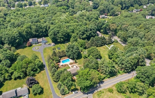 965 Main St, Wilbraham, MA 01095 - aerial view of property's location with a forest