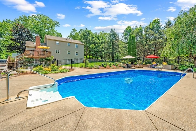 965 Main St, Wilbraham, MA 01095 - view of pool with a patio