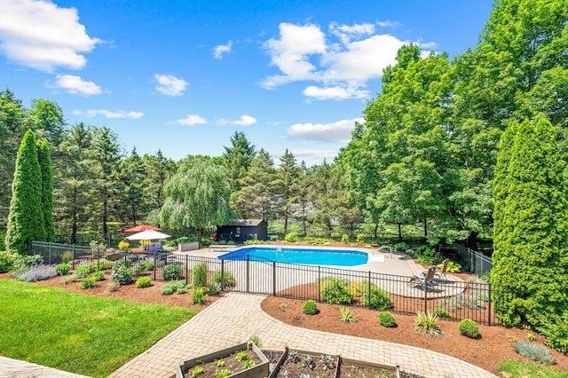 965 Main St, Wilbraham, MA 01095 - community pool with a patio and an outdoor structure