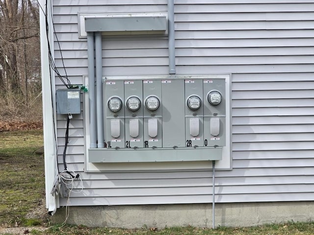 details featuring electric meter