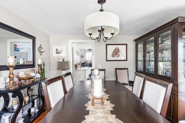 440 Broadway, North Attleboro, MA 02760 - dining room featuring a chandelier