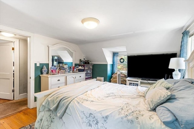 440 Broadway, North Attleboro, MA 02760 - bedroom with multiple windows, light wood-type flooring, and vaulted ceiling