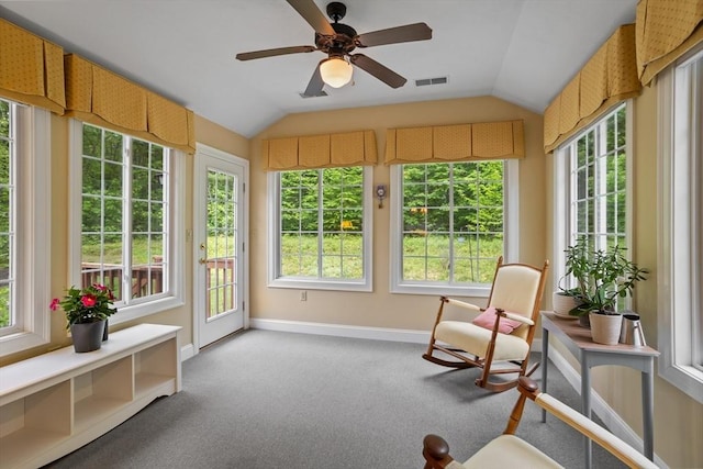 71 Fox Run Dr, Ayer, MA 01432 - sunroom featuring vaulted ceiling, french doors, healthy amount of natural light, baseboards, and carpet floors